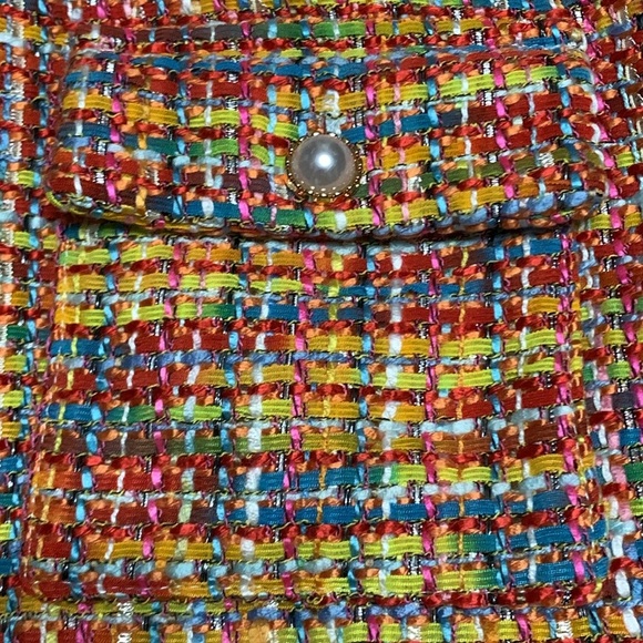 Song of Style Tweed Mini Skirt M - Picture 4 of 10